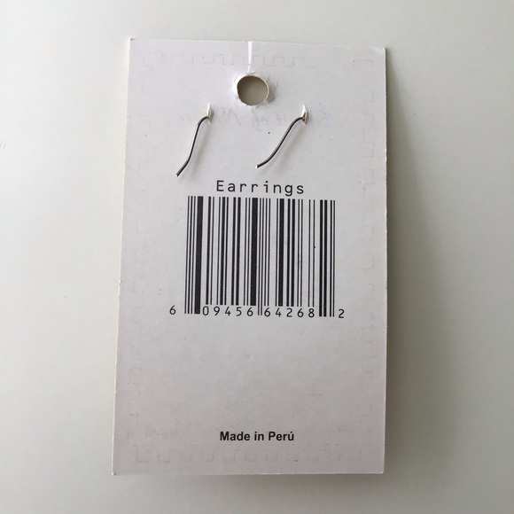 NEW Flip Flop Earrings PURPLE MANDALA French Wire Pierced Spirit of Nature Drop - Picture 2 of 6